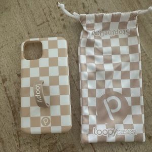 Sand dollar checkered - Loopy Original - iPhone 11 Pro (5.8" Screen)